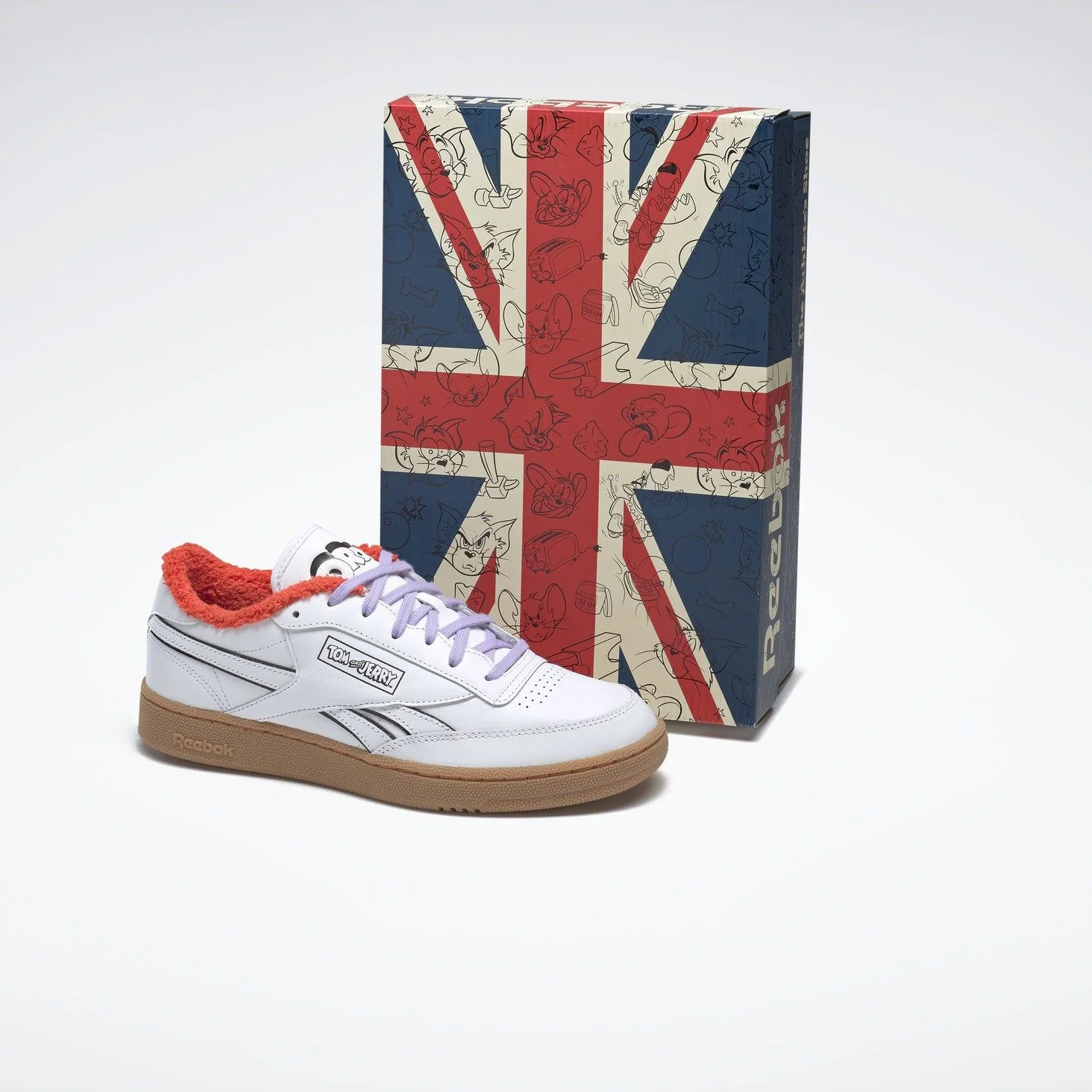 Reebok Classics x Tom & Jerry Club C Revenge Shoes 'Droopy' - White - Image 9