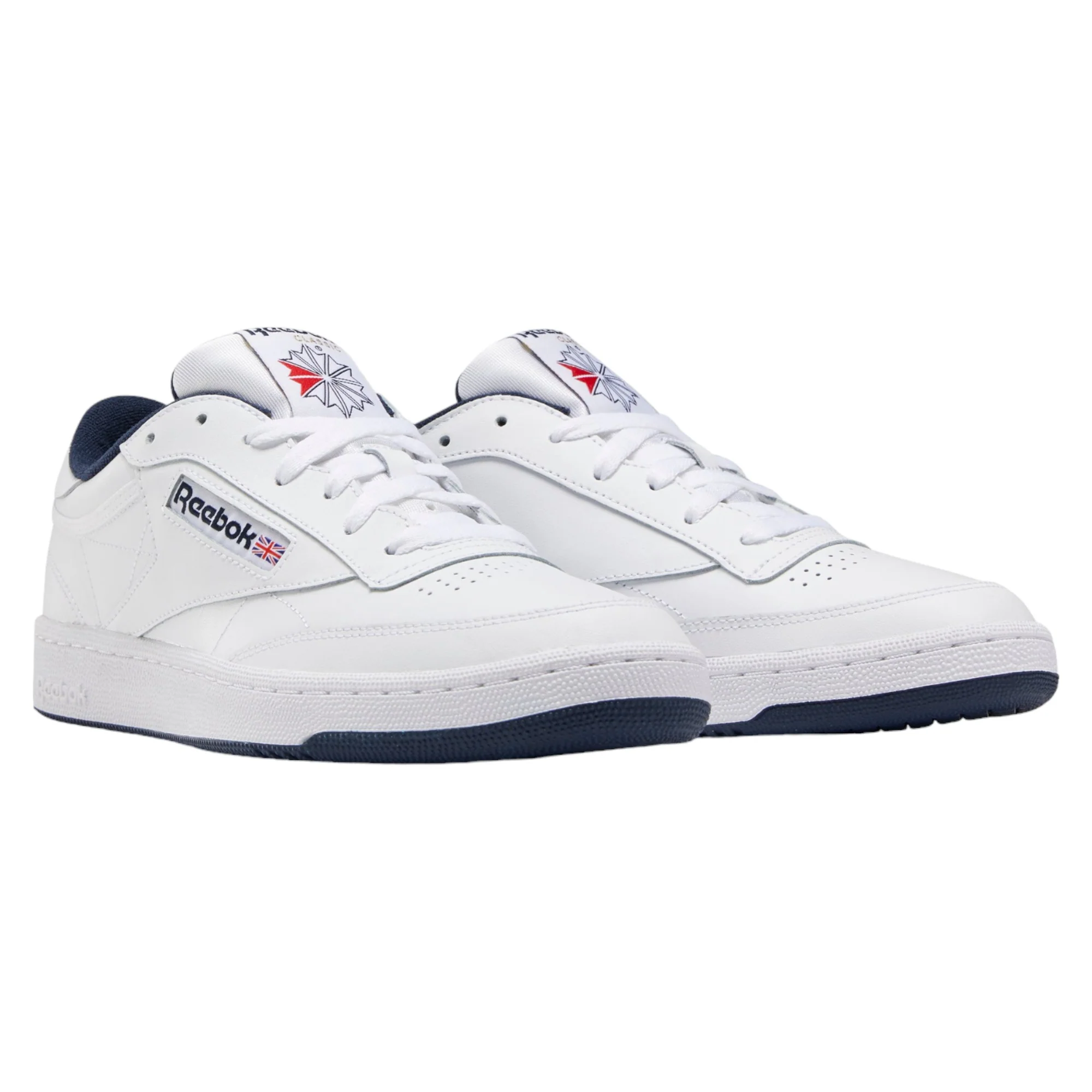 Reebok Club C 85 Shoes - White Navy - Image 2
