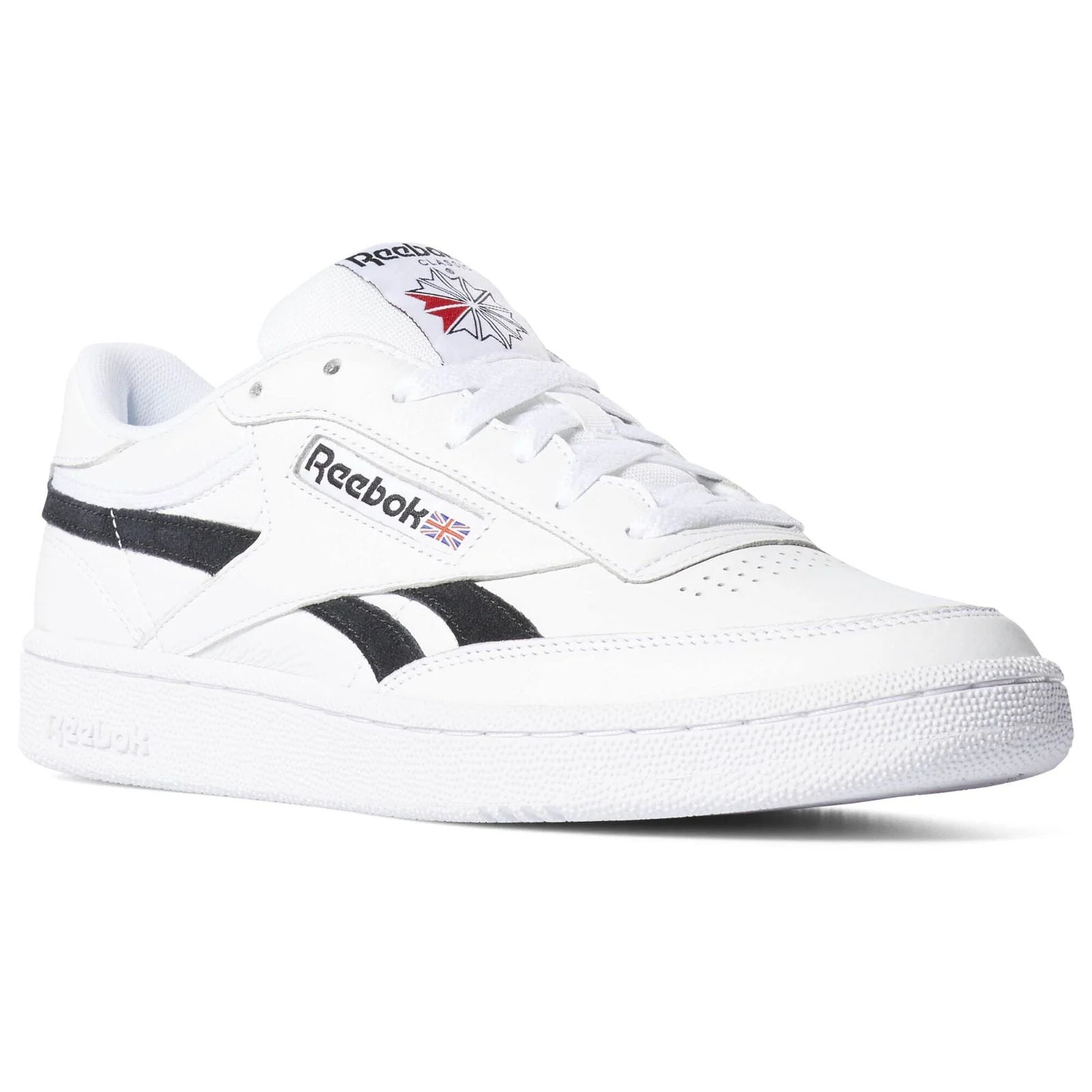 Reebok Club C Revenge Plus Trainers - White/Black - Image 2