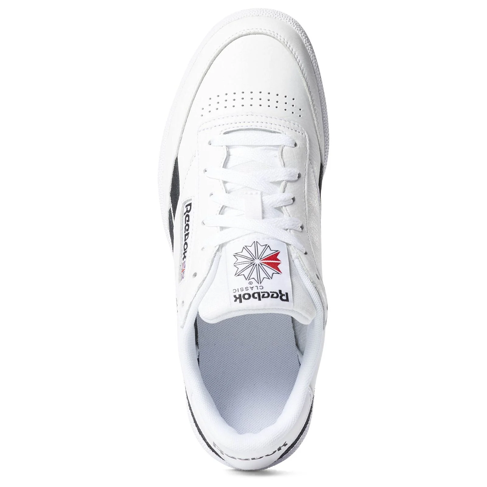 Reebok Club C Revenge Plus Trainers - White/Black - Image 7