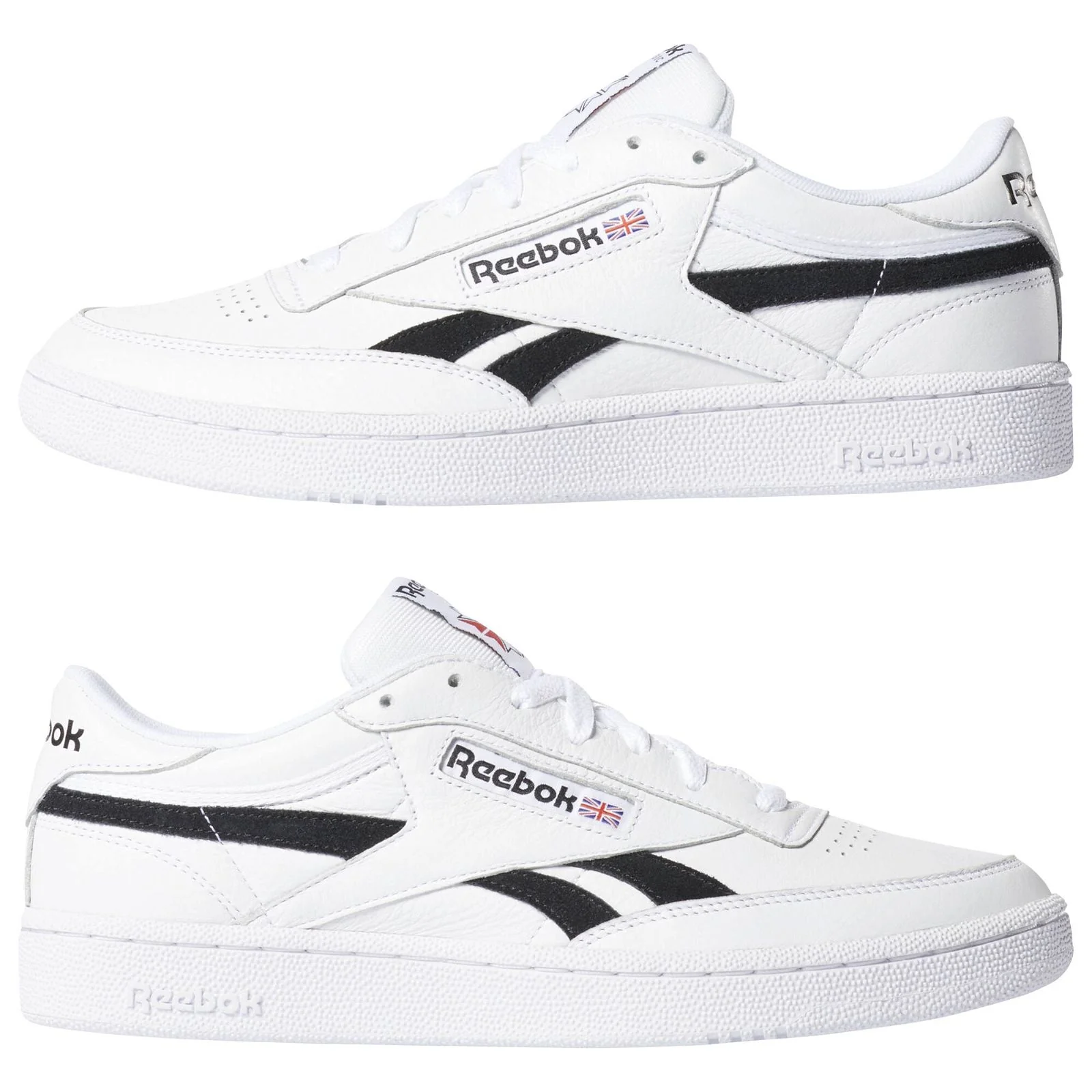 Reebok Club C Revenge Plus Trainers - White/Black - Image 8