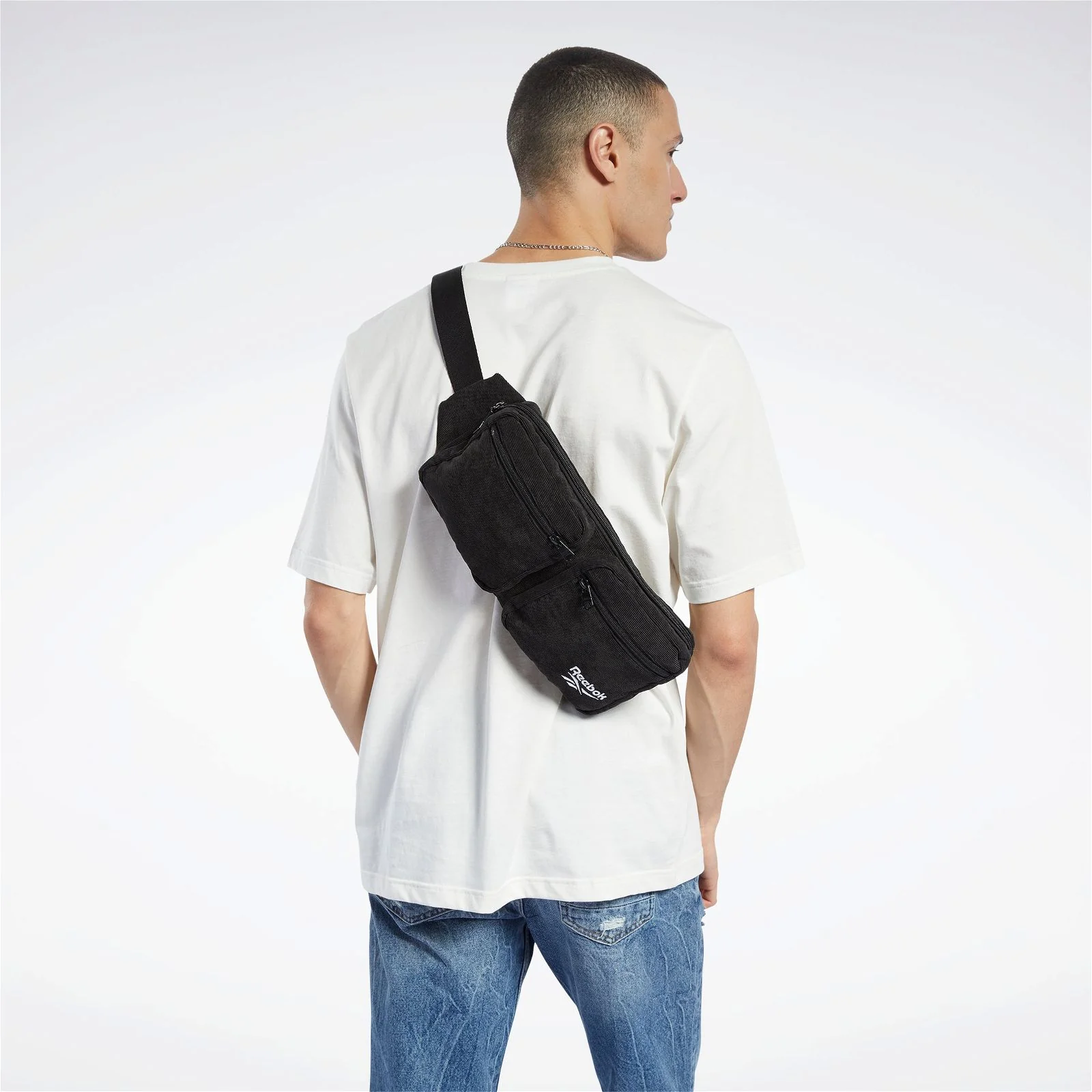 Reebok Corduroy Waistbag - Black - Image 4