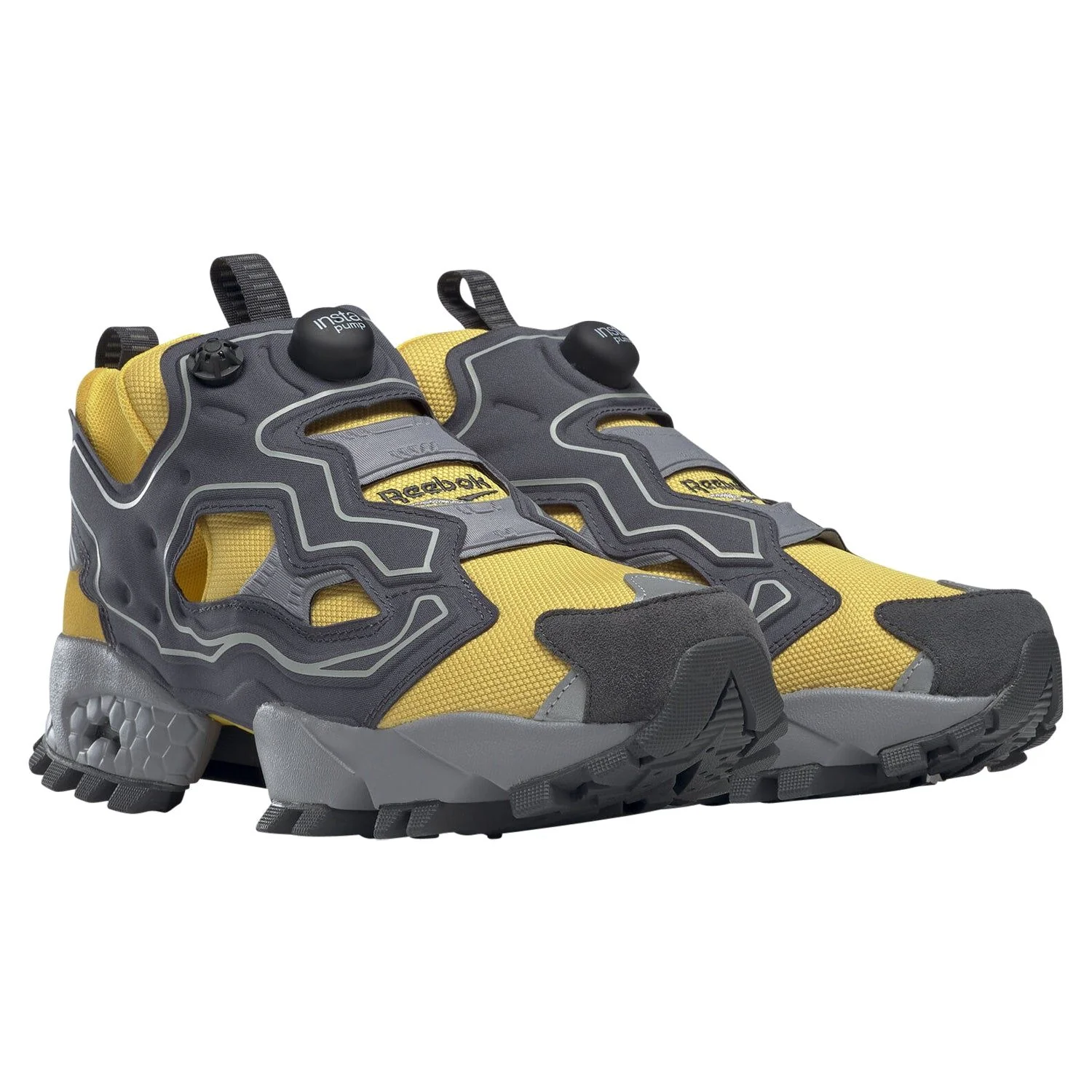 Reebok Instapump Fury Trail Shroud Shoes - Yellow - Image 2