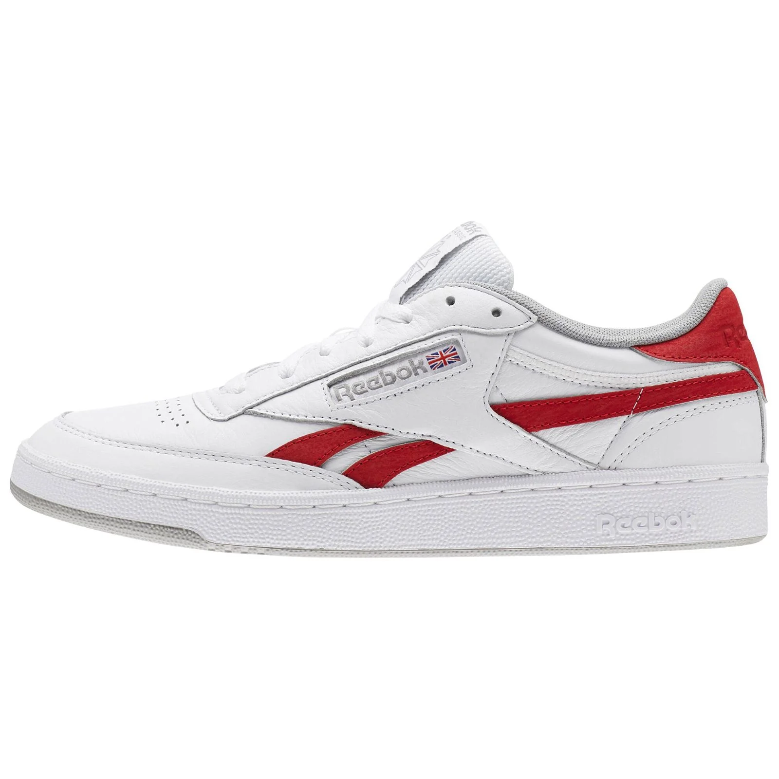 Reebok Revenge Plus Trainers - White / Primal Red - Image 3
