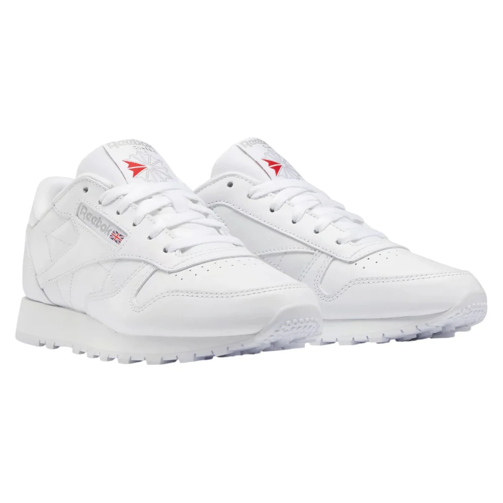 Reebok Women's Classic Leather Shoes - White - Image 2