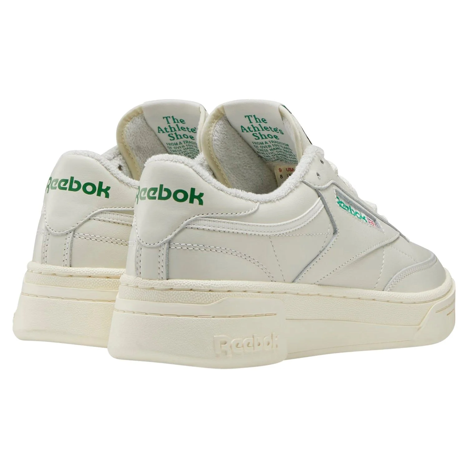 Reebok Women's Club C Stacked Shoes - Chalk/Classic White - Image 3