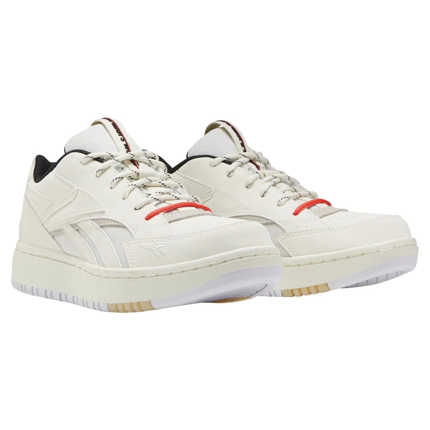 Reebok Womens Court Double Mix Shoes - Chalk - Image 2