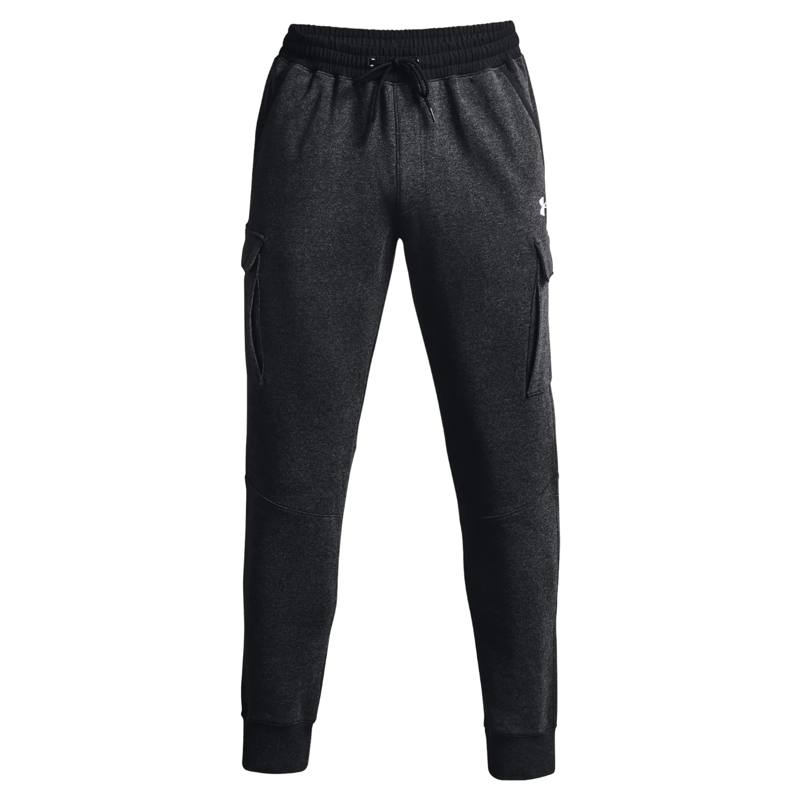 Under Armour Essential Fleece Heritage Cargo Pants - Black - Image 4