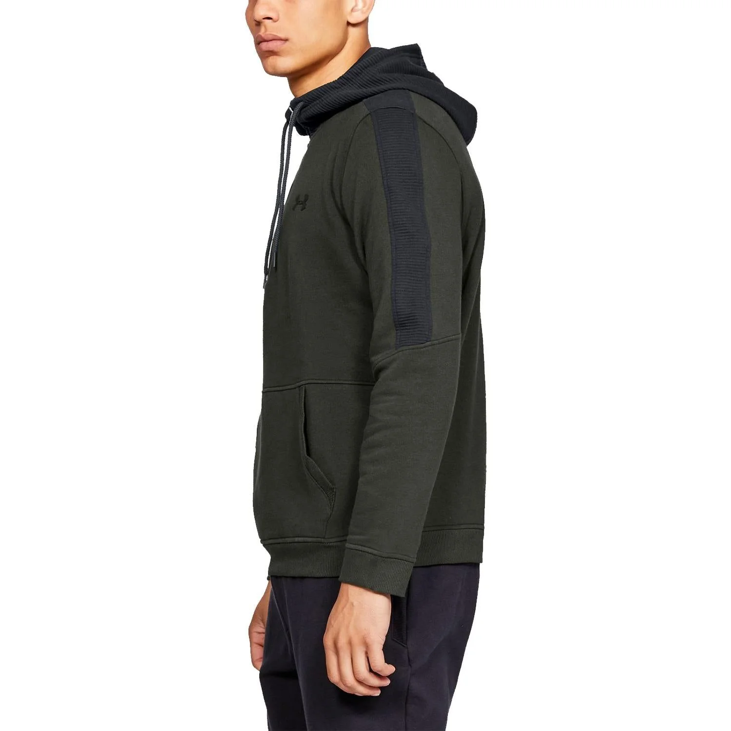 Under Armour Microthread Fleece ½-Zip Hoodie - Green - Image 2