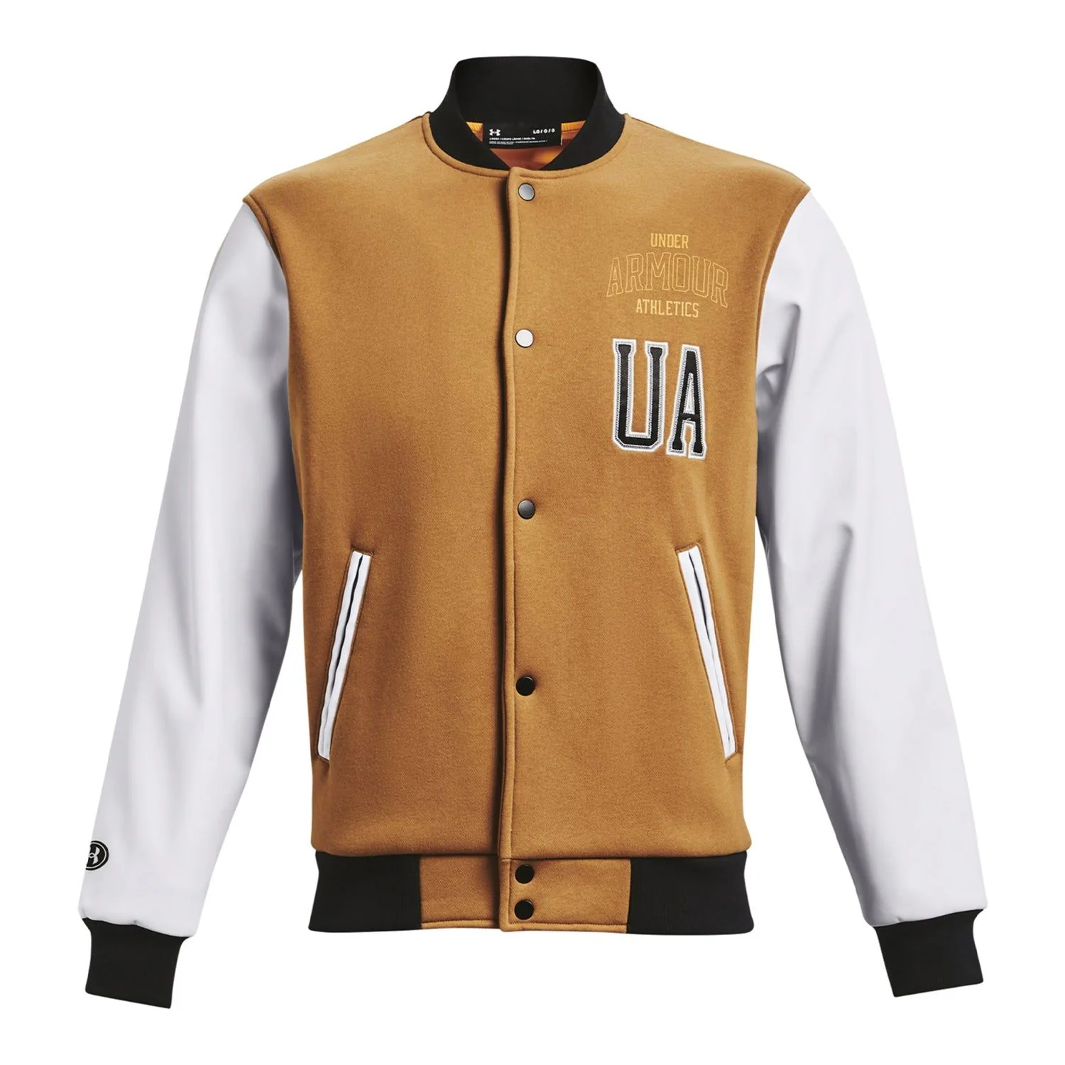Under Armour Performance Originators Letterman Jacket - Brown - Image 3
