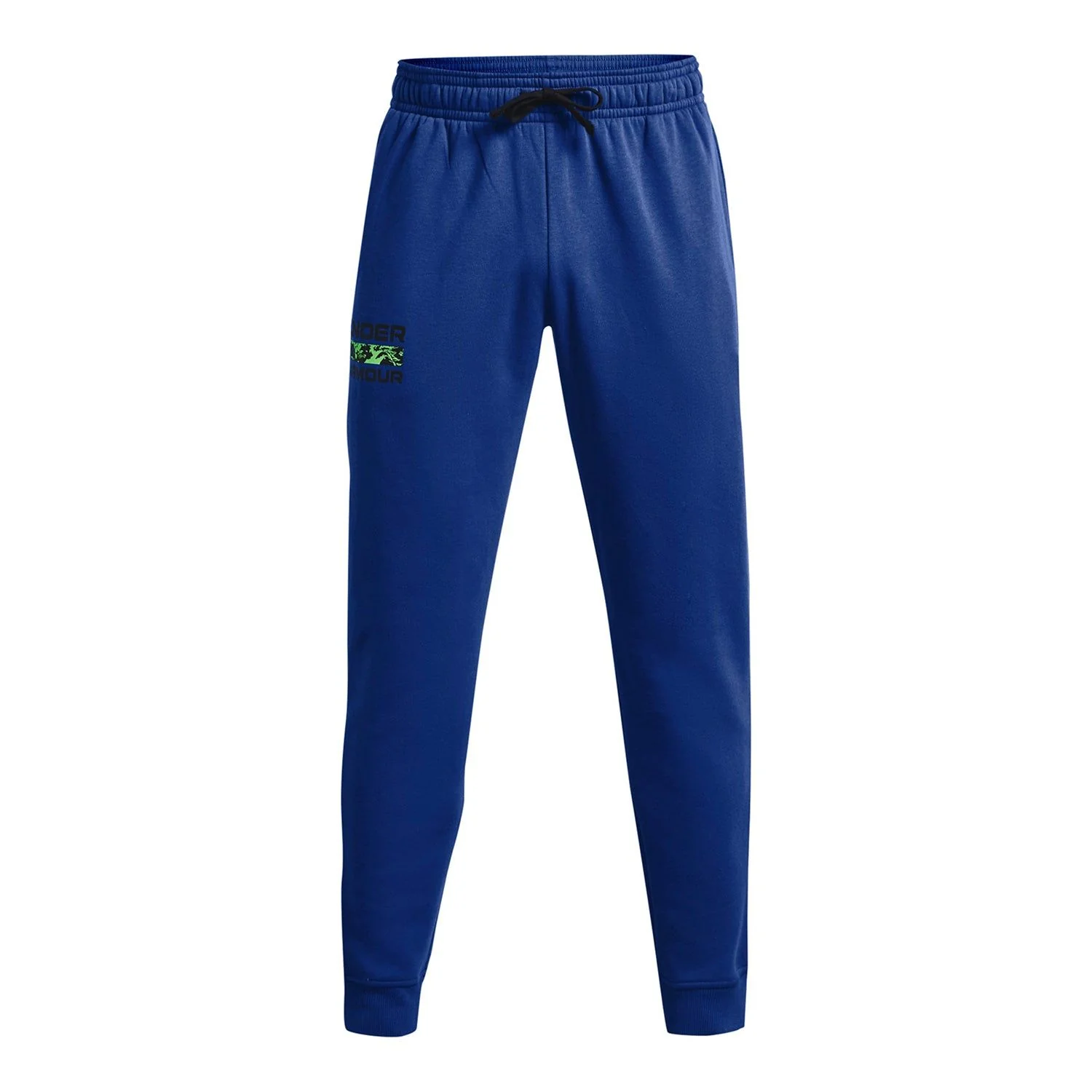 Under Armour Rival Fleece Signature Joggers - Blue - Image 3