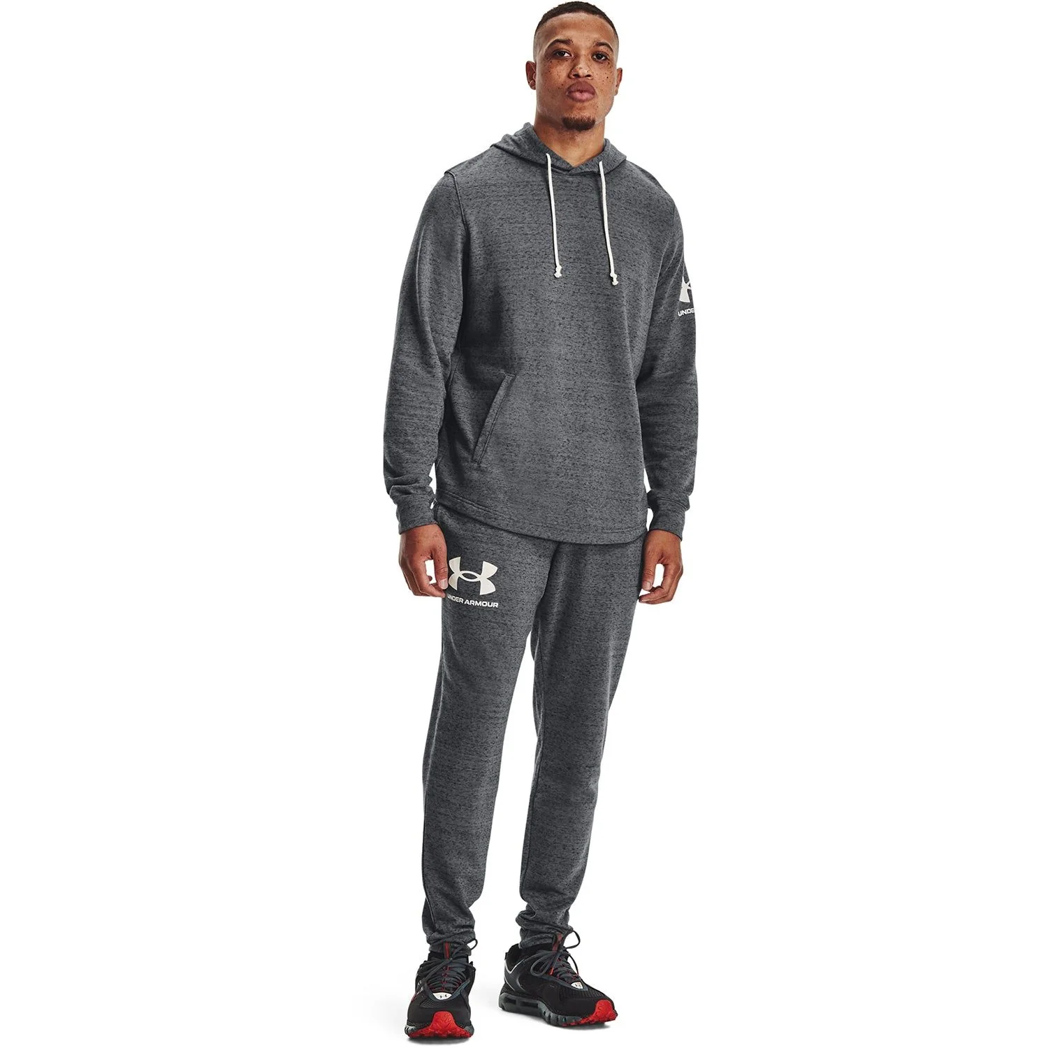 Under Armour Rival Terry Jogger Men's Joggers Pants - Grey - Image 3