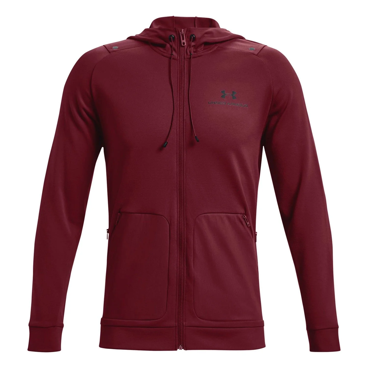 Under Armour Rush Warm-Up Full Zip Hoodie - Red - Image 3