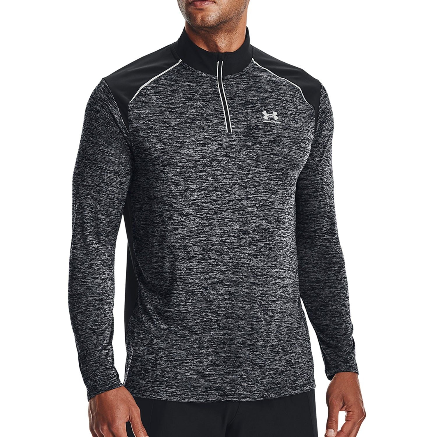 Under Armour Tech Quarter-Zip Sweatshirt - Grey/Black