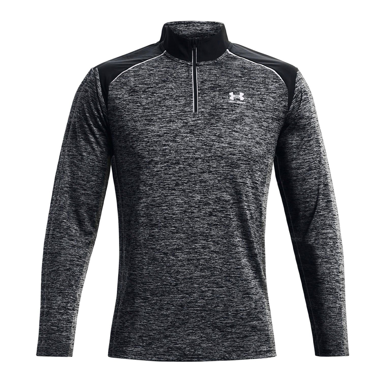 Under Armour Tech Quarter-Zip Sweatshirt - Grey/Black - Image 3