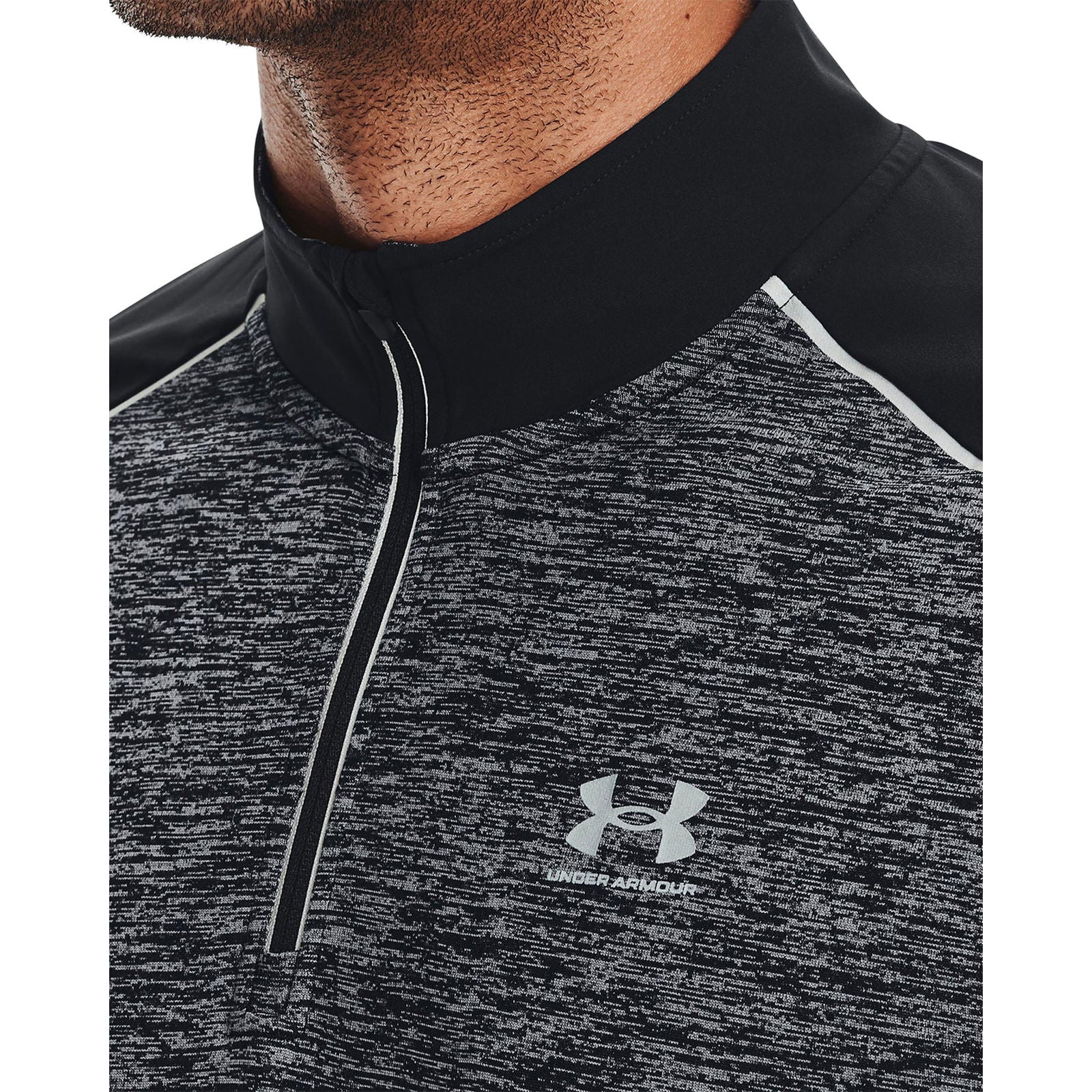 Under Armour Tech Quarter-Zip Sweatshirt - Grey/Black - Image 6