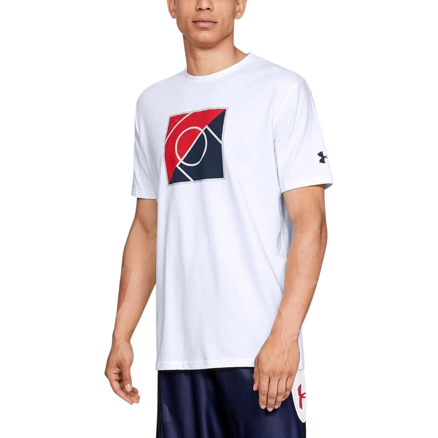 Under Armour Top Of The Key T Shirt - White