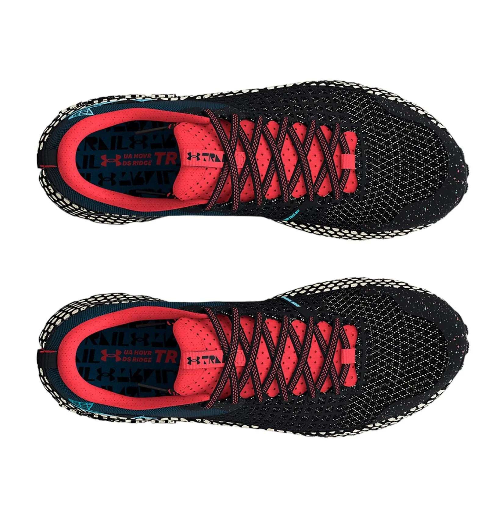 Under Armour UA HOVR DS Ridge Trail Running Shoes - Black - Image 5