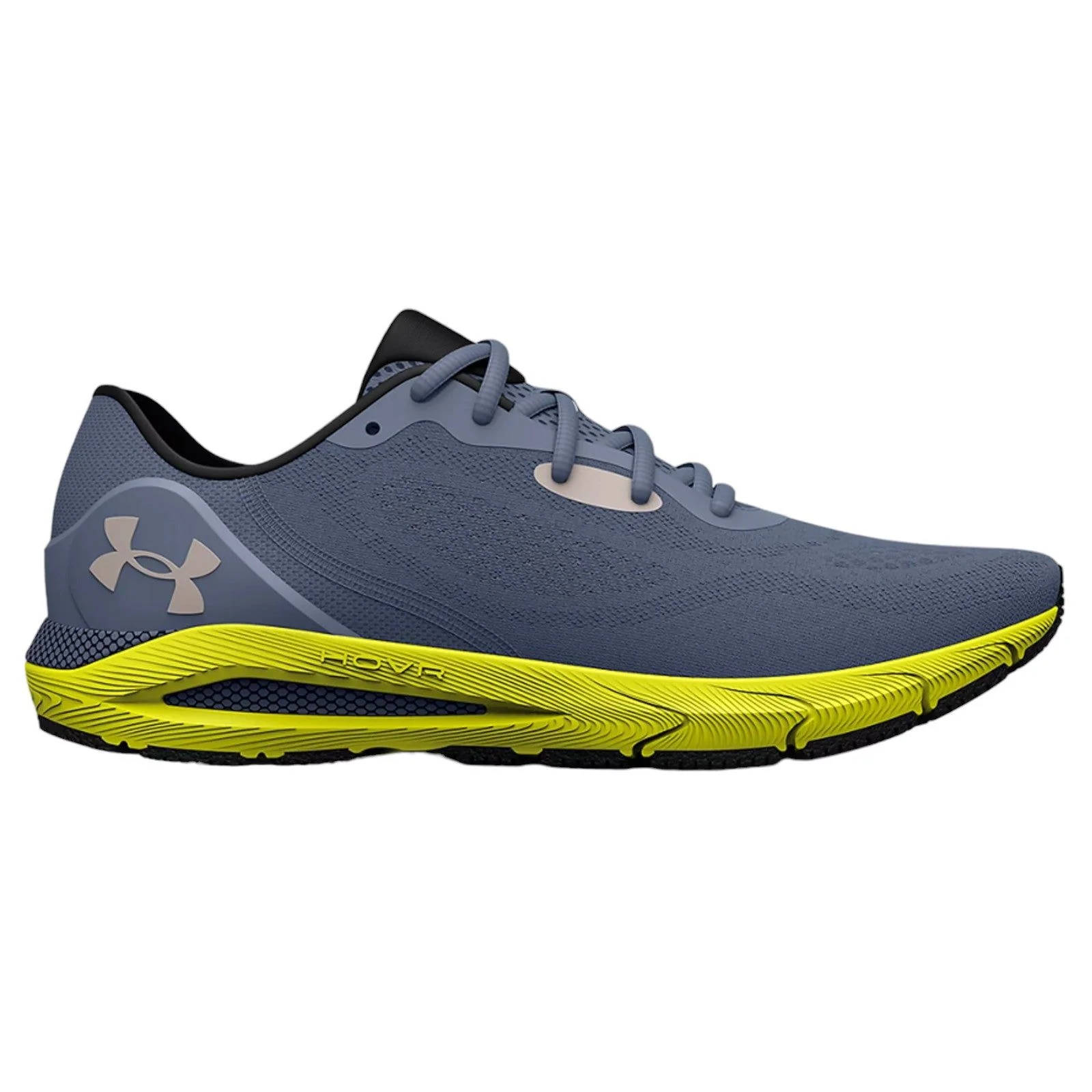 Under Armour UA HOVR Sonic 5 Running Shoes - Aurora Purple Yellow Ray - Image 6