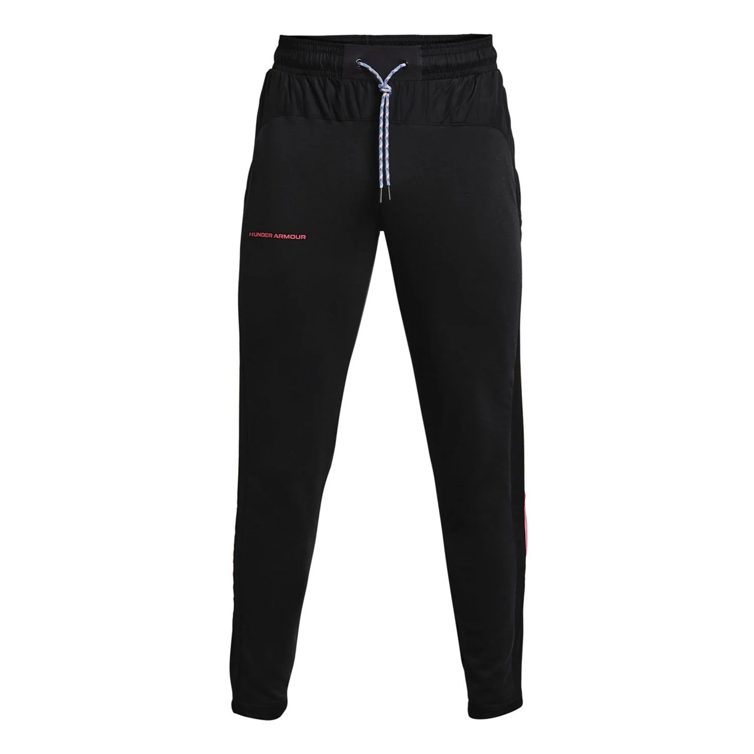 Under Armour UA Rival Terry AMP Joggers Pants - Black/Pink - Image 3