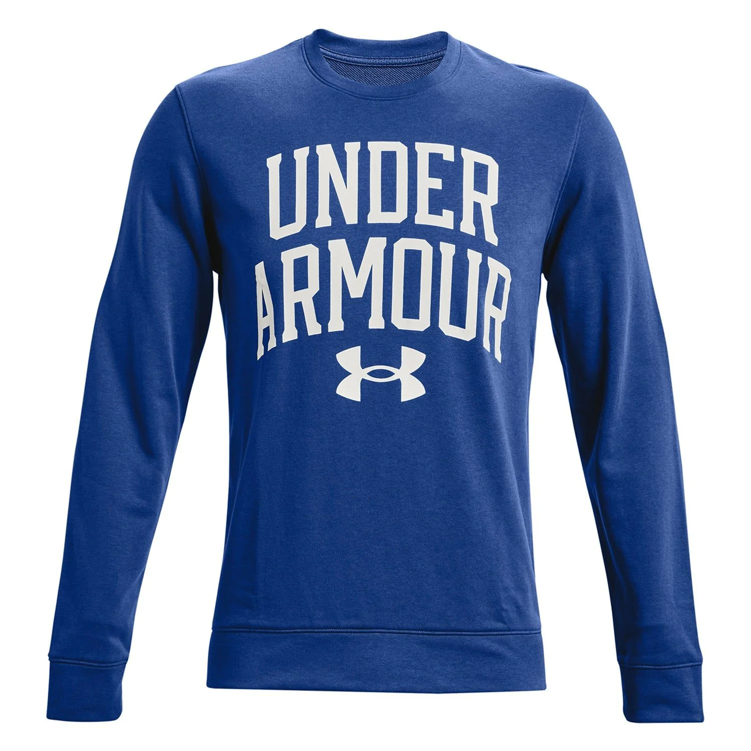 Under Armour UA Rival Terry Crew Sweatshirt - Blue - Image 3