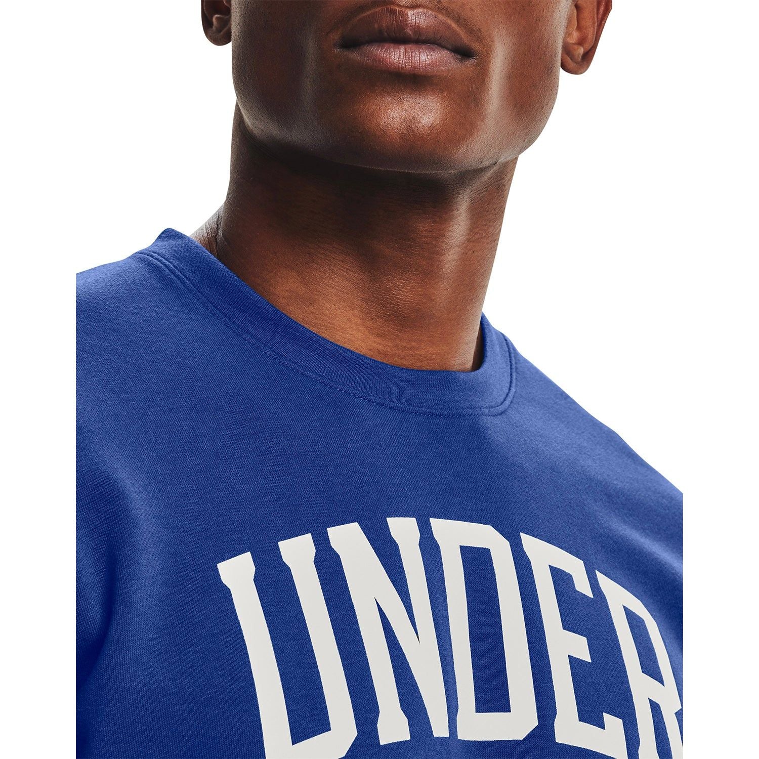 Under Armour UA Rival Terry Crew Sweatshirt - Blue - Image 6