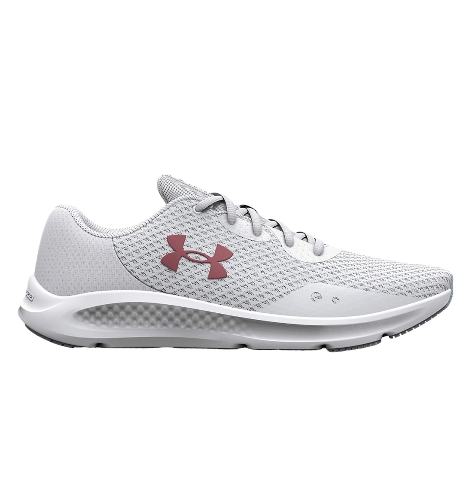 Under Armour UA Womens Charged Pursuit 3 VM Trainers - White - Image 6