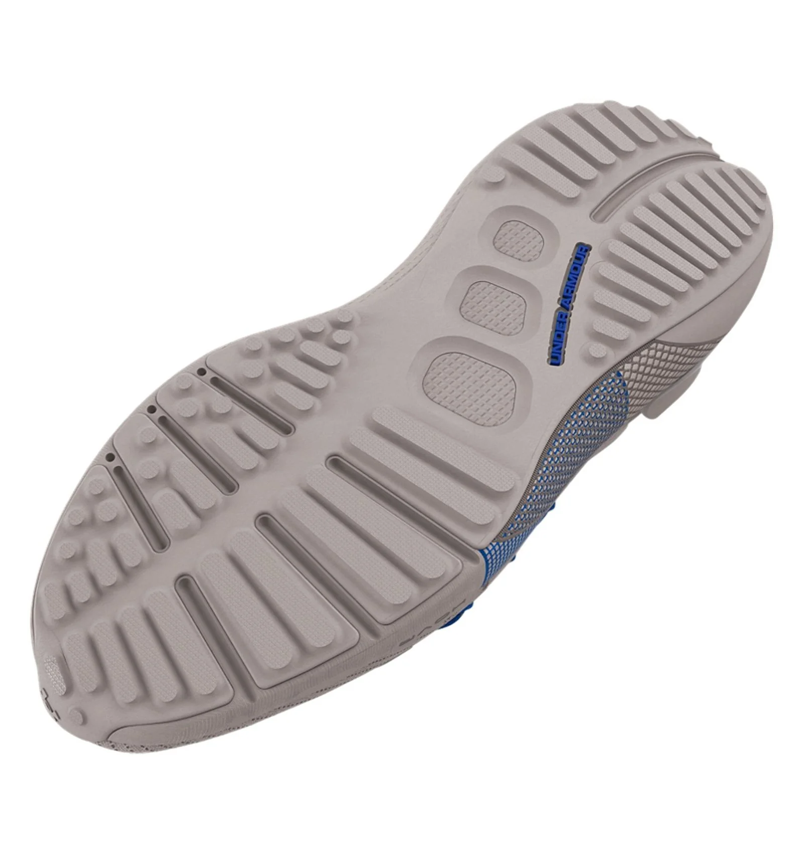 Under Armour UA Womens HOVR Phantom 3 Rflct Sneakers - Ghost Grey Versa Blue - Image 4