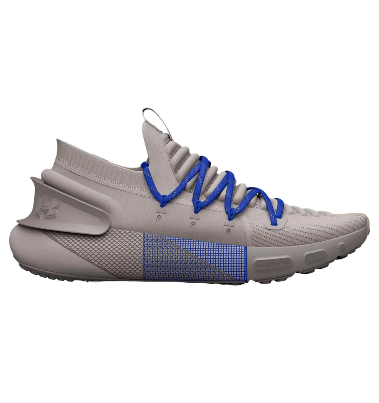 Under Armour UA Womens HOVR Phantom 3 Rflct Sneakers - Ghost Grey Versa Blue - Image 6