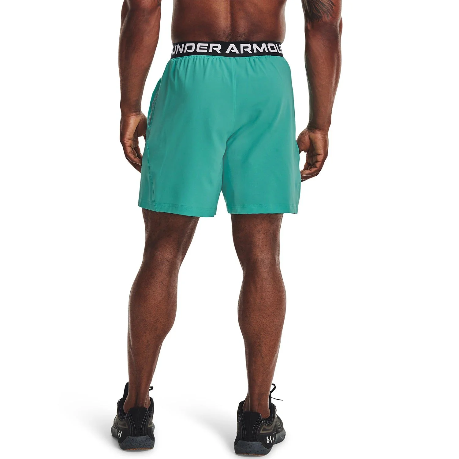 Under Armour UA Woven 7" Shorts - Green - Image 4