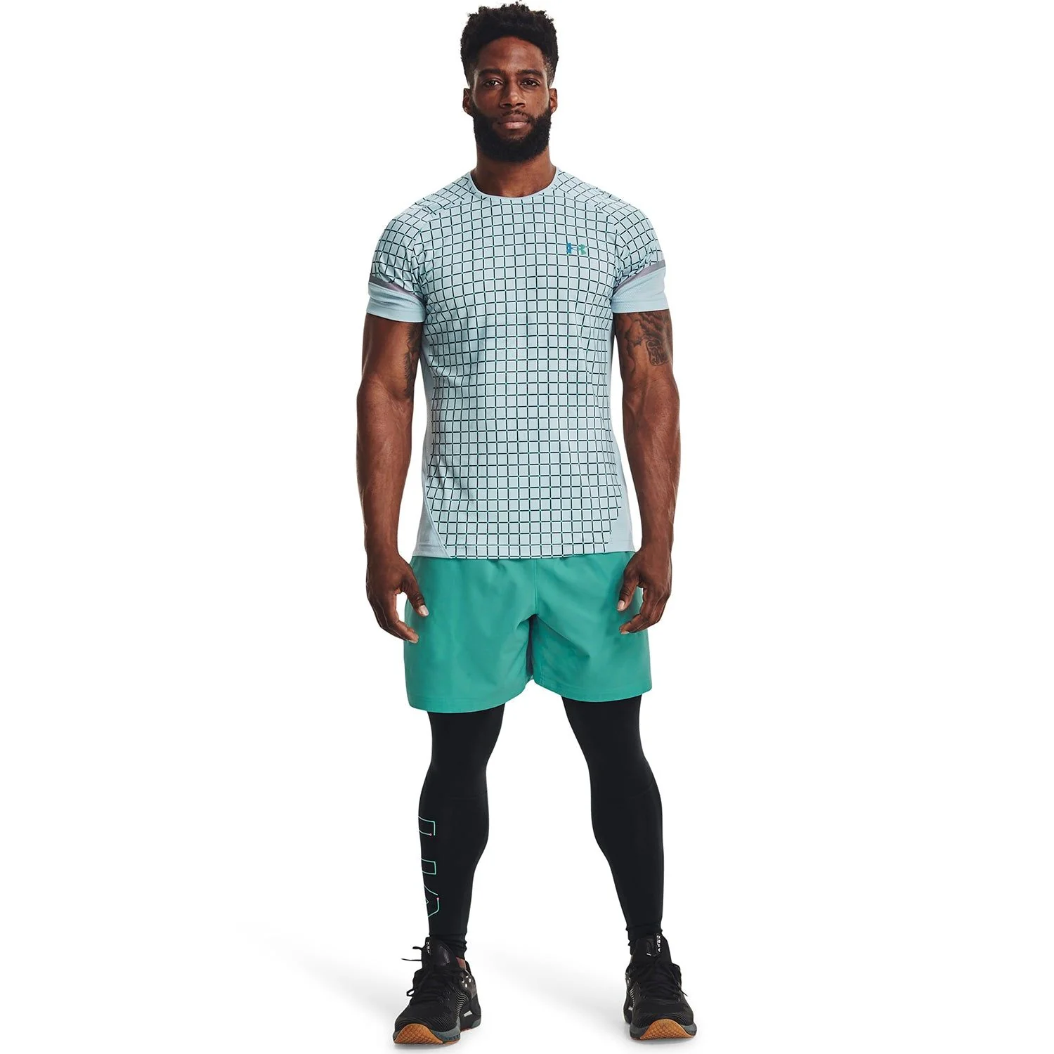 Under Armour UA Woven 7" Shorts - Green - Image 5