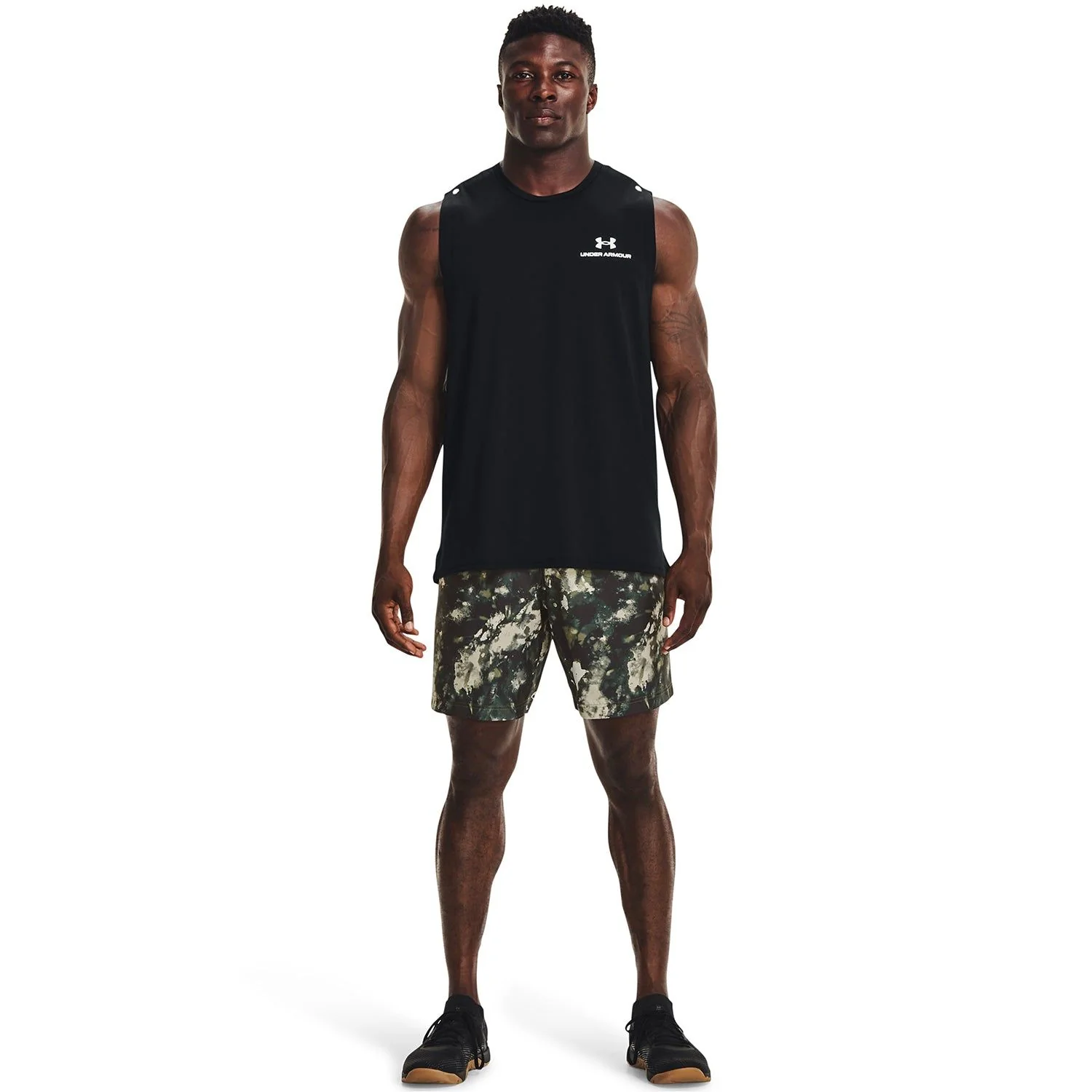 Under Armour UA Woven Adapt Shorts - Green - Image 5