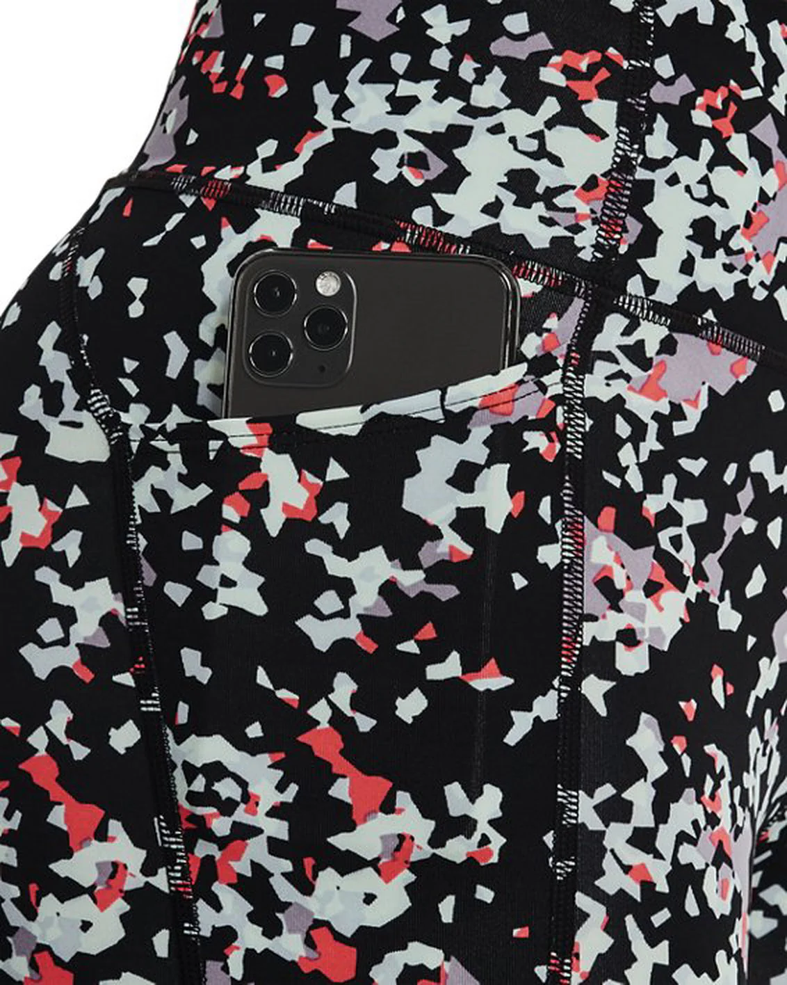 Under Armour Women's Fly Fast 3.0 Printed Ankle Tights Leggings - Black - Image 4