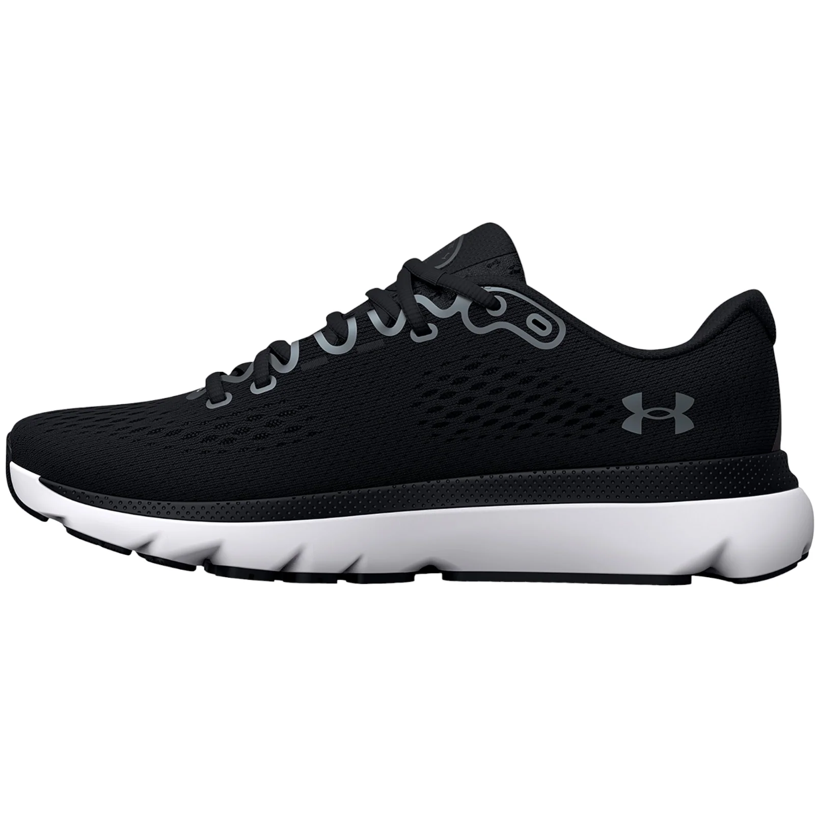 Under Armour Womens UA HOVR Infinite 4 Running Shoes - Black - Image 3