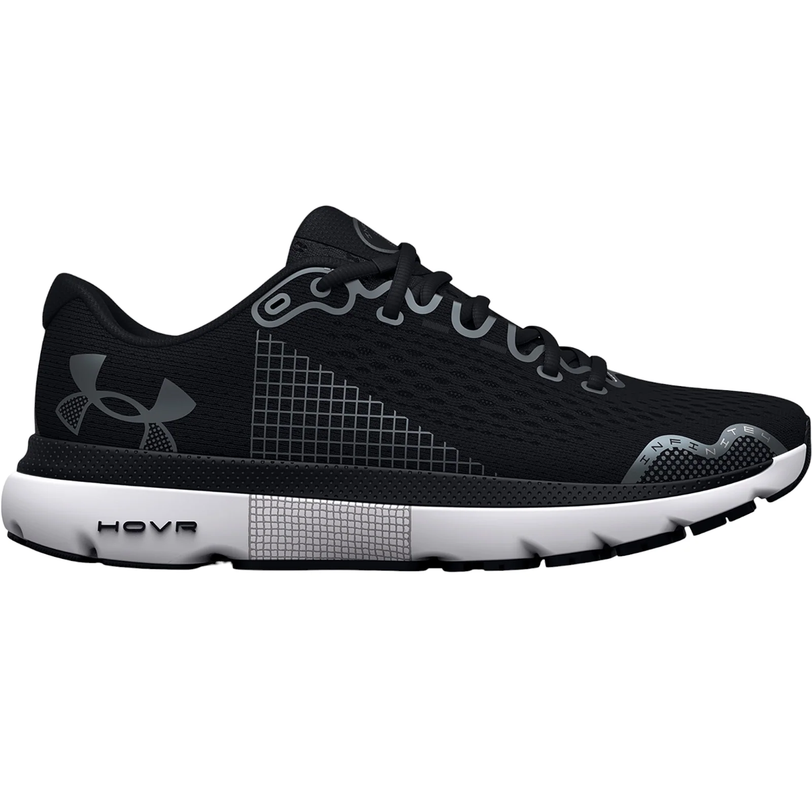 Under Armour Womens UA HOVR Infinite 4 Running Shoes - Black - Image 5