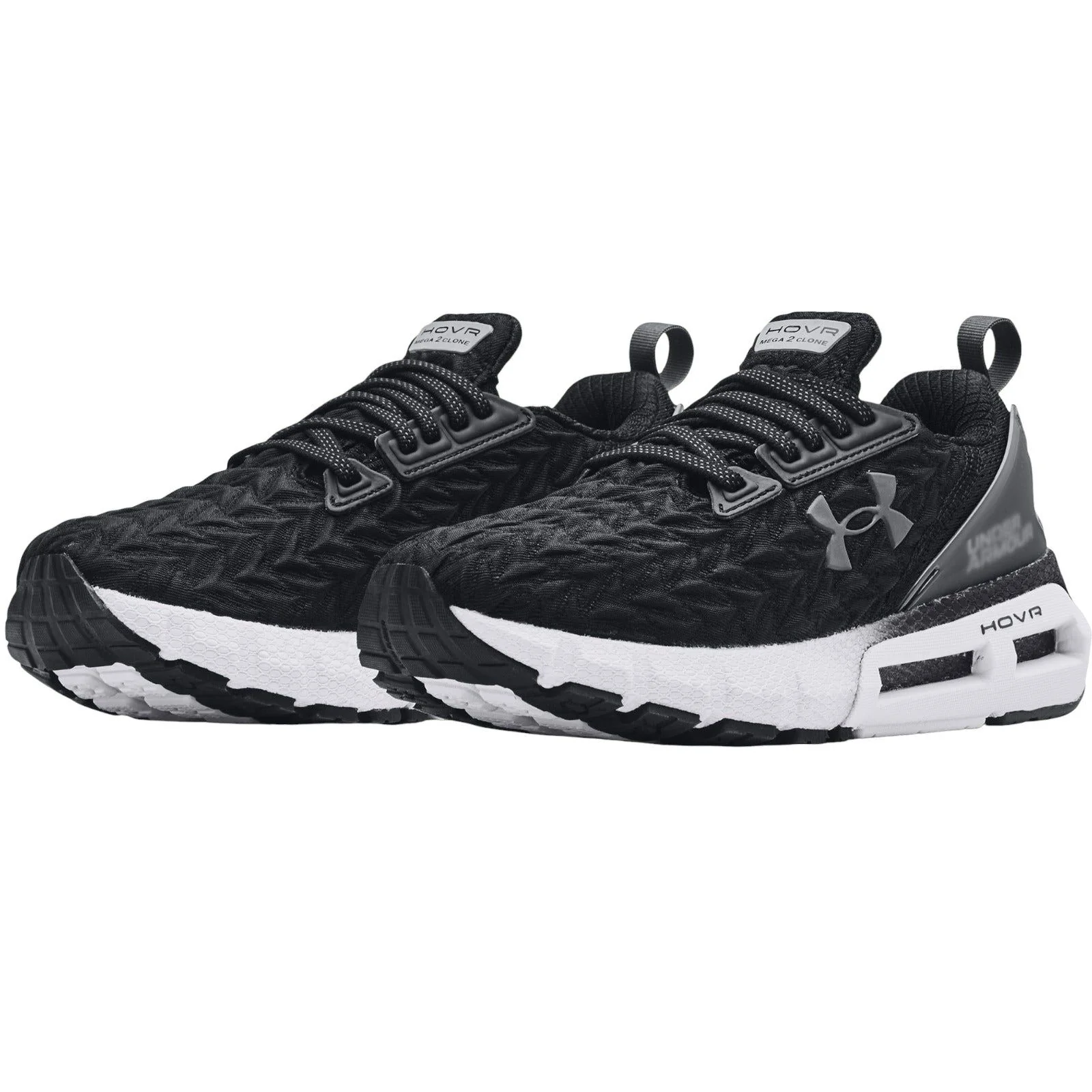 Under Armour Women's UA HOVR Mega 2 Clone Running Shoes - Black - Image 2