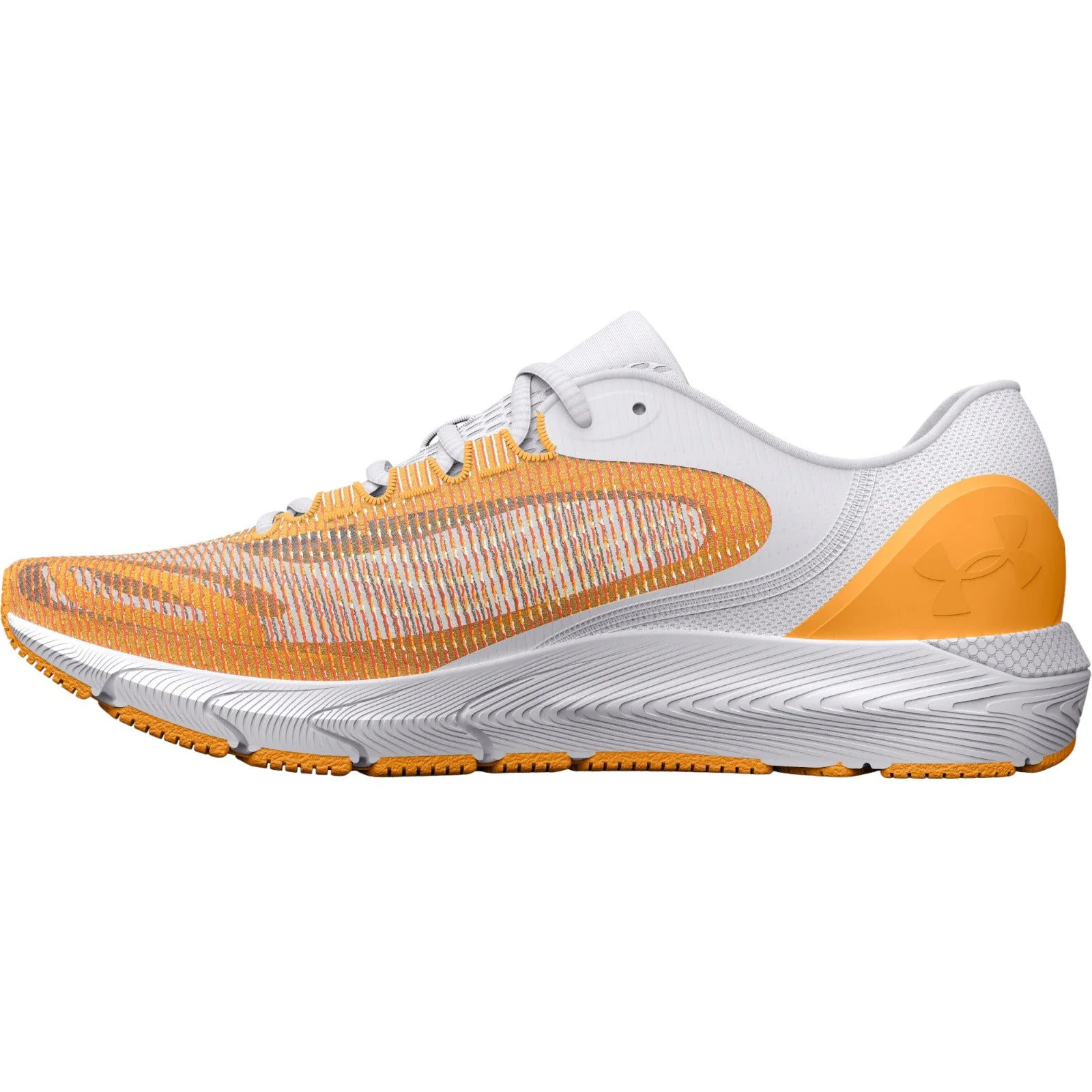 Under Armour Womens UA HOVR Sonic 5 Breeze Running Shoes - White Orange - Image 3