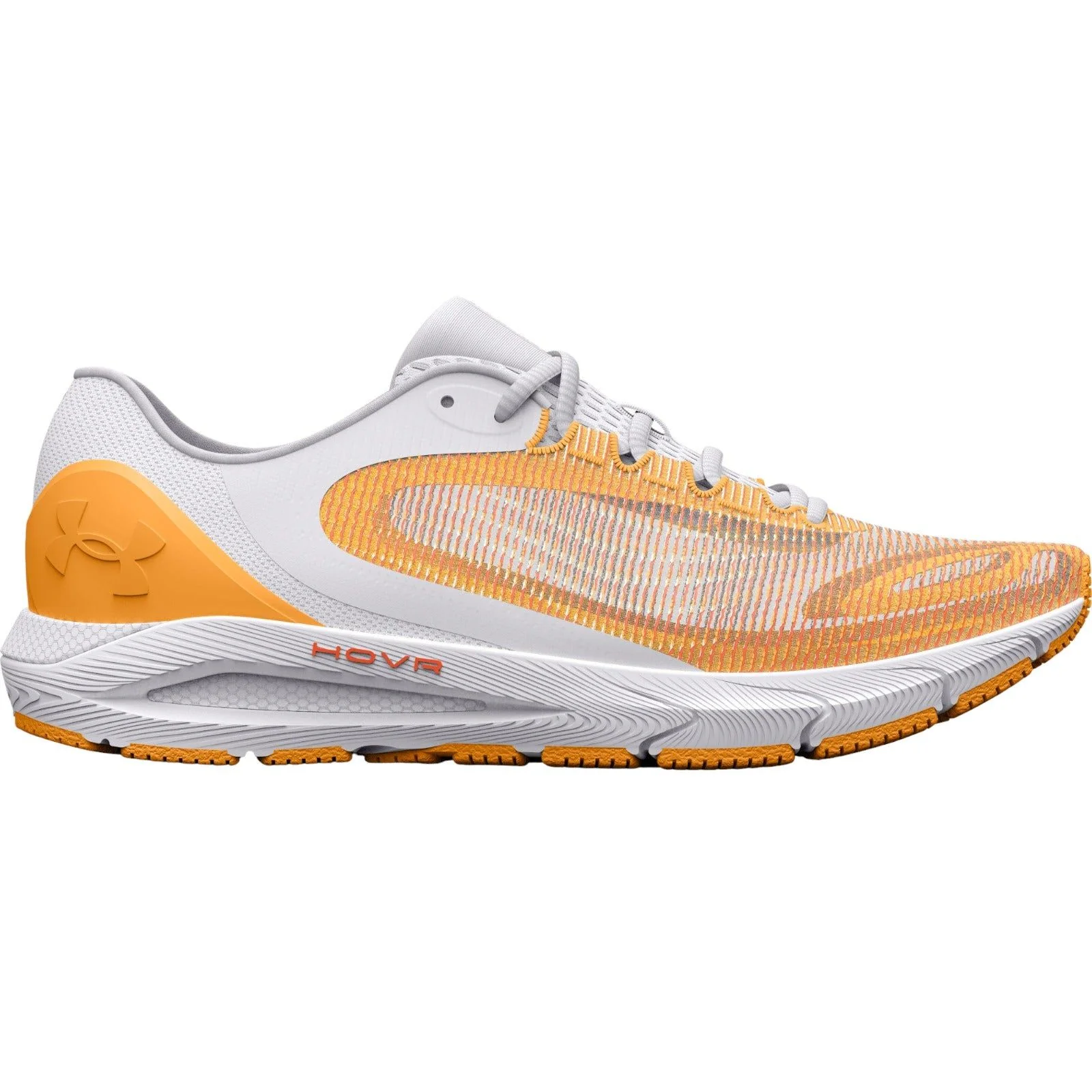 Under Armour Womens UA HOVR Sonic 5 Breeze Running Shoes - White Orange - Image 5